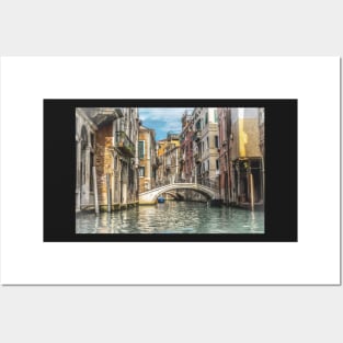 A Beautiful Venetian Canal Posters and Art